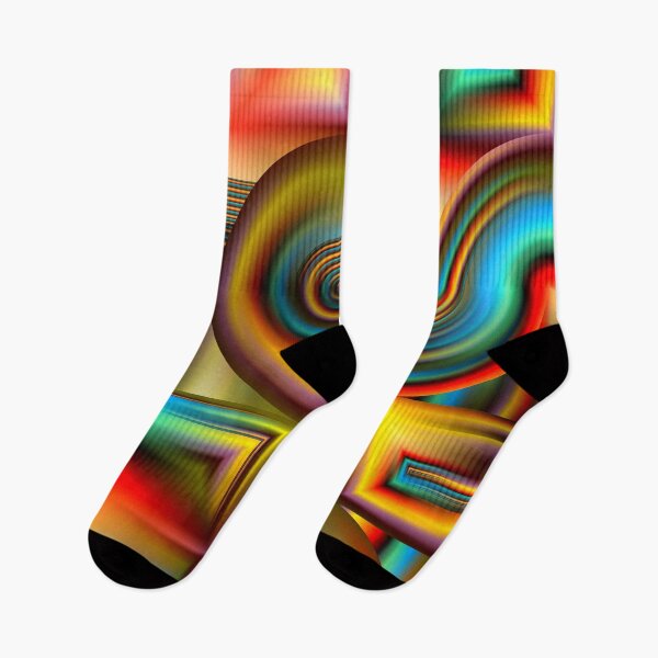 Item preview, Rainbow Fractal Esses Rectangle Design designed and sold by Warren Paul Harris.