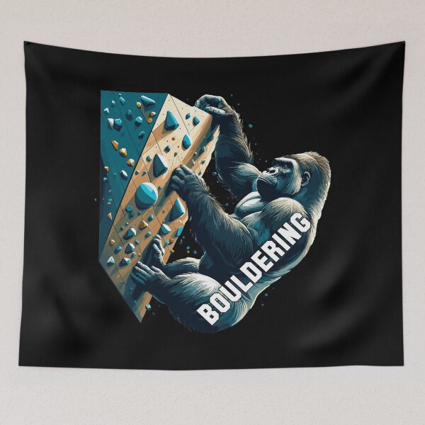 Item preview, Bouldering gorilla gift designed and sold by Pineapple-Tree.