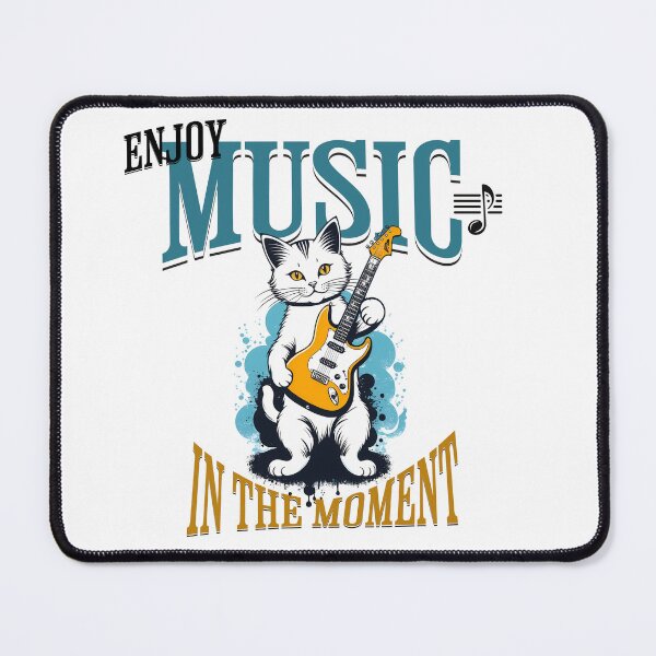 Item preview, Cat Symphony: Cats and Guitars in Retro Digital Art designed and sold by Artedig.