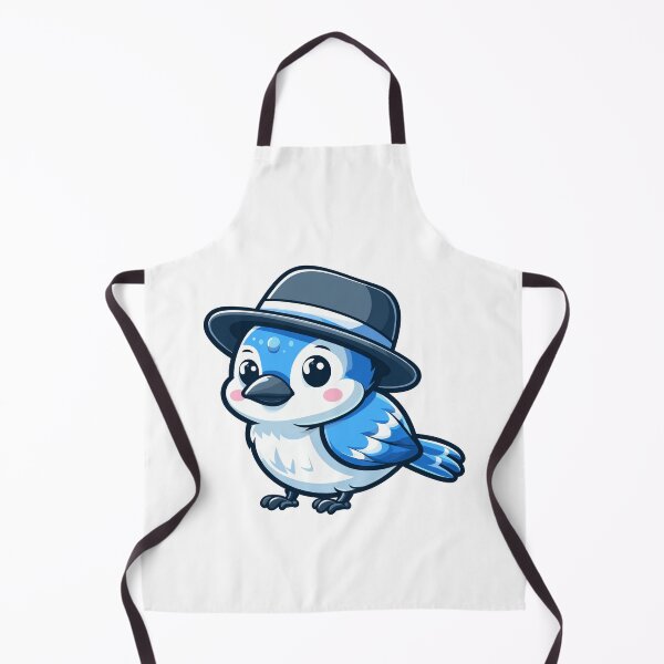 Item preview, Blue Jay with Hat designed and sold by ArtfulWeave.
