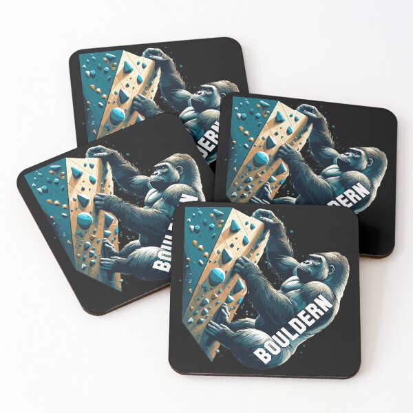 Item preview, Bouldering gorilla gift designed and sold by Pineapple-Tree.