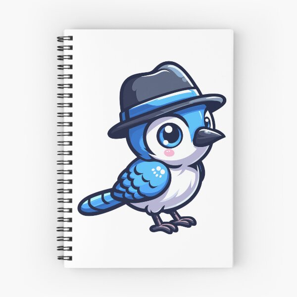 Item preview, Cool Blue Jay in Hat designed and sold by ArtfulWeave.