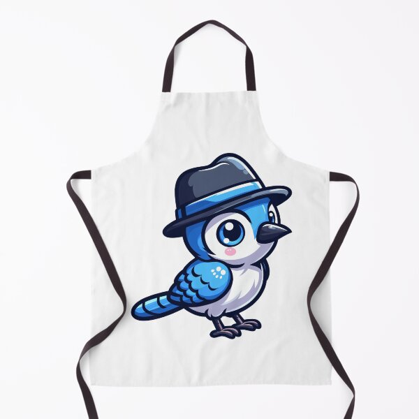 Item preview, Cool Blue Jay in Hat designed and sold by ArtfulWeave.