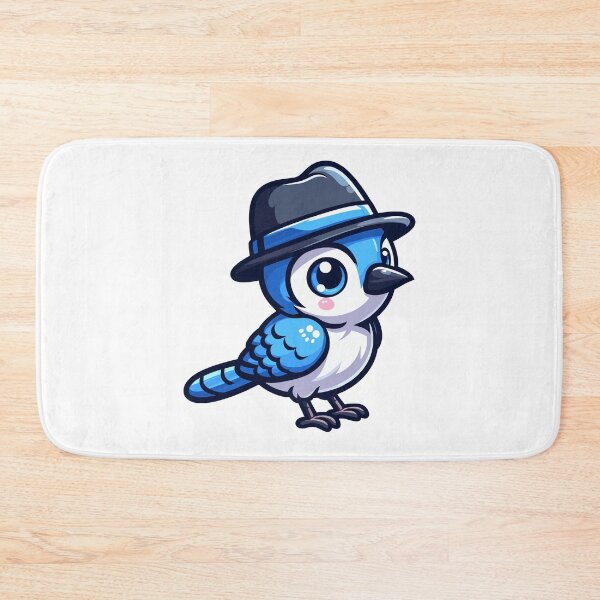 Item preview, Cool Blue Jay in Hat designed and sold by ArtfulWeave.