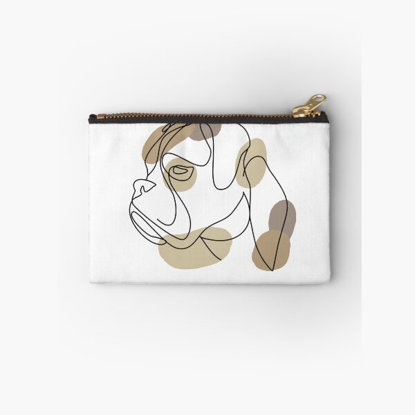 Item preview, boxer dog one line art designed and sold by hemp3x.