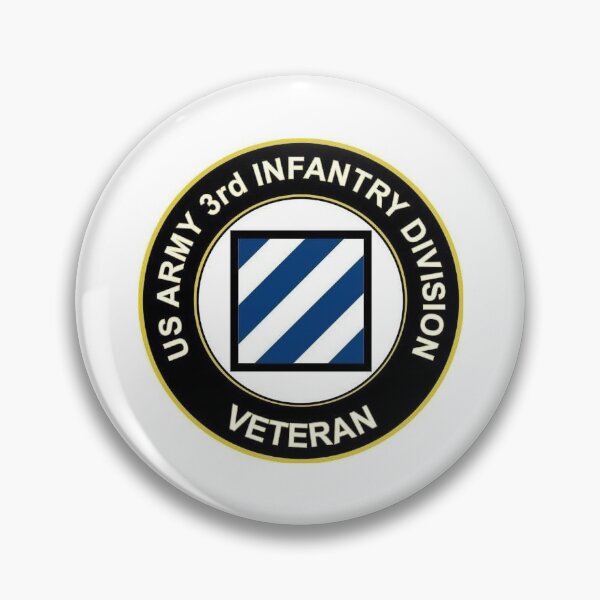 Item preview, US Army 3rd Infantry Division Veteran Sticker designed and sold by MilitaryPlus.
