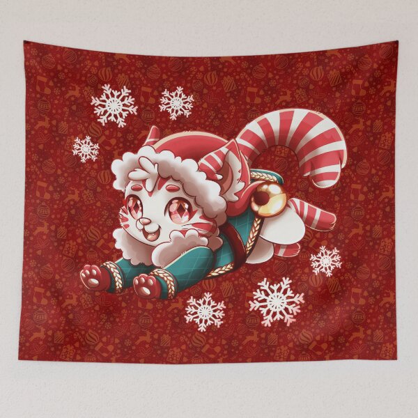 Item preview, Peppermint The Cat designed and sold by Zvak Keh Art.