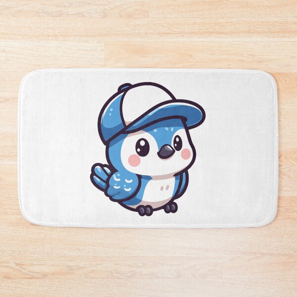 Item preview, Stylish Blue Jay with Hat designed and sold by ArtfulWeave.
