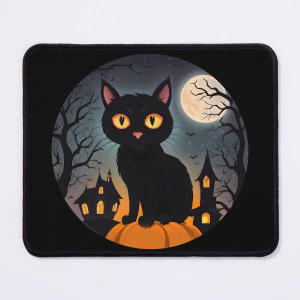 Item preview, Black cat Halloween designed and sold by OldschoolCrew.