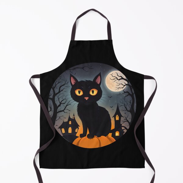 Item preview, Black cat Halloween designed and sold by OldschoolCrew.