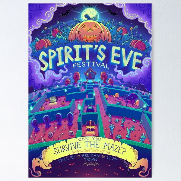 Item preview, Stardew Valley Spirit's Eve designed and sold by Bratzoid.