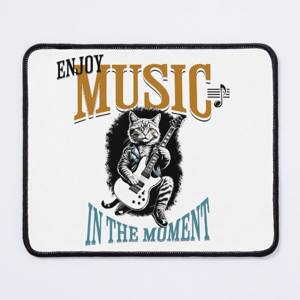 Item preview, Melodic Cats in Digital: Retro Art with Guitar designed and sold by Artedig.