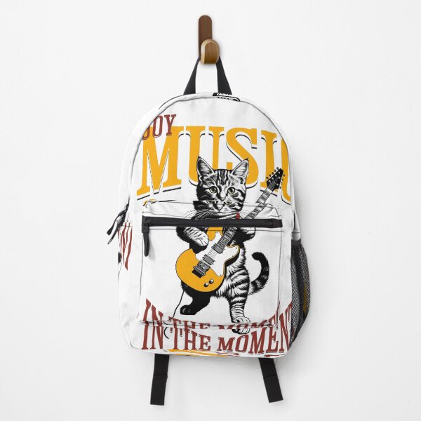 Item preview, Retro Feline Notes: Cats and Guitars in Digital Art designed and sold by Artedig.