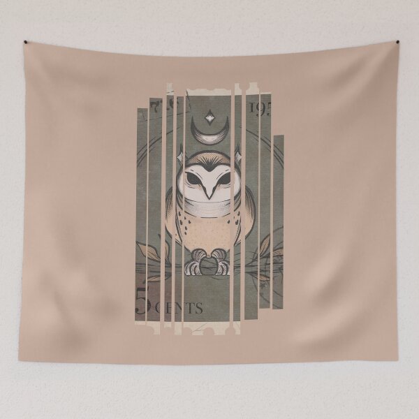 Item preview, Vintage Owl Stamp designed and sold by Sershni.