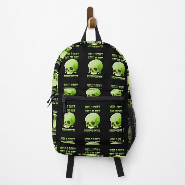Item preview, Well I Can't Say I'm Not Disappointed Green Skull Shirt Design by Zeesdesign on Redbubble designed and sold by ZEESDESIGN.