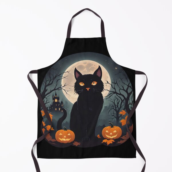 Item preview, Black halloween cat designed and sold by OldschoolCrew.