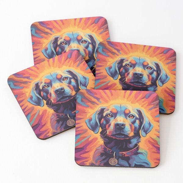 Item preview, A Psychedelic Doggy designed and sold by CharlieMakes.