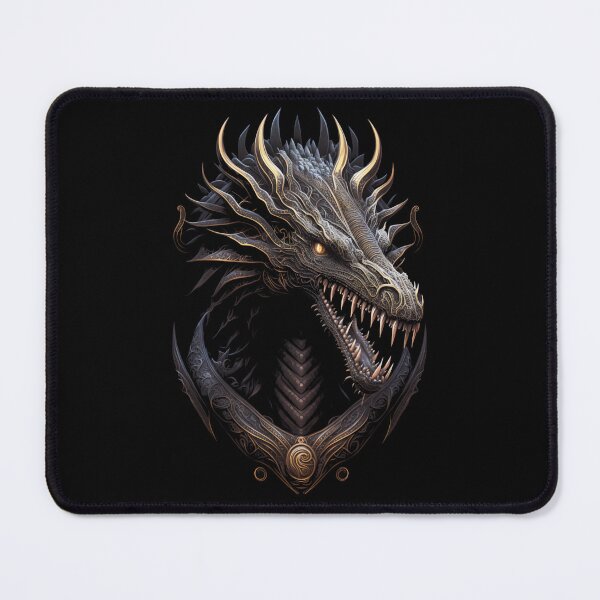 Item preview, Art: Fierce Dragon Fantasy Head With Sharp Teeth. designed and sold by GiveMeMood.