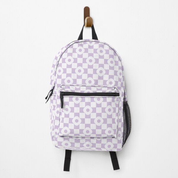 Item preview, Daisy Flower Checkers Pastel Violet designed and sold by pholiumsigma_design.