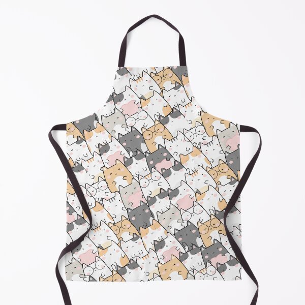 Item preview, Adorable Cute Playful Cat, Cartoon Pet Kitten Pattern designed and sold by abartisanstudio.