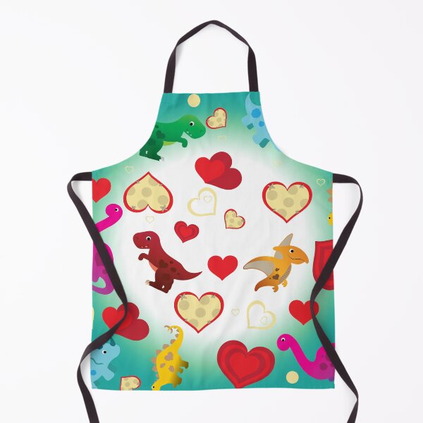 Item preview, Valentines day dinosaur pattern designed and sold by smalladventures.