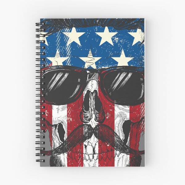 Item preview, American Hipster Skull designed and sold by rjzinger.