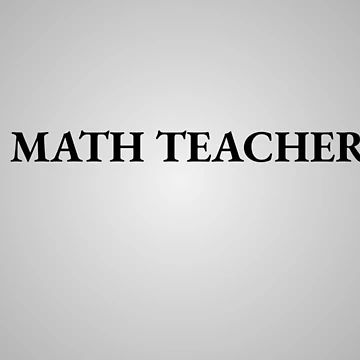 Artwork thumbnail, Math teacher by MathAnimation