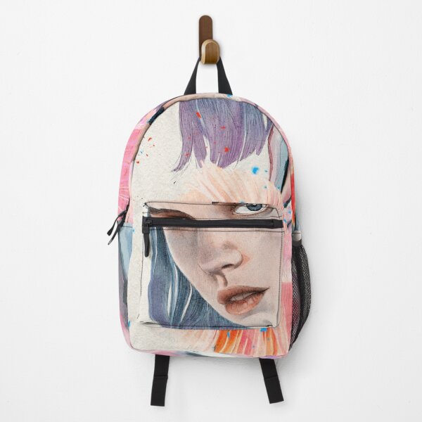Item preview, Portrait of woman with fishes designed and sold by AngeMNunez.