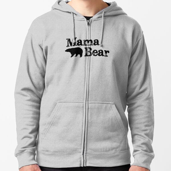  Camo Mama Bear Shirt, Mama Bear and 4 Cubs, Mom of 4 Zip Hoodie  : Clothing, Shoes & Jewelry