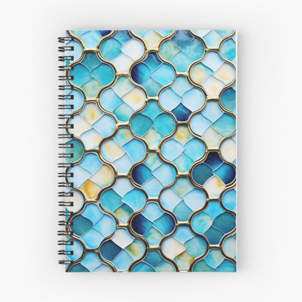 Item preview, Cool Jade & Icy Blue Decorative Moroccan Tile Pattern designed and sold by GrinGalore.