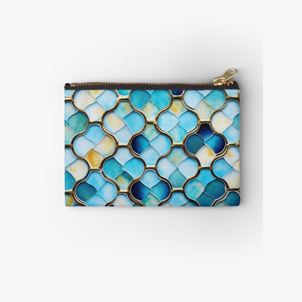 Item preview, Cool Jade & Icy Blue Decorative Moroccan Tile Pattern designed and sold by GrinGalore.