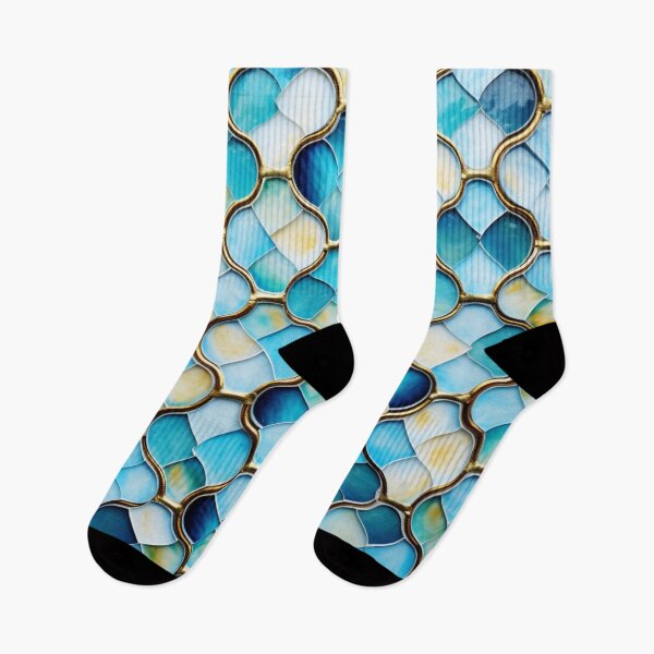Item preview, Cool Jade & Icy Blue Decorative Moroccan Tile Pattern designed and sold by GrinGalore.