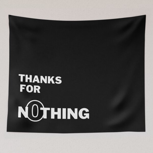 Item preview, Thanks for n0thing - Black designed and sold by Frosstize.