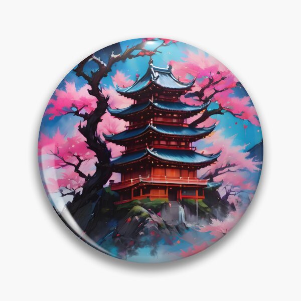 Item preview, Asian house in nature designed and sold by OldschoolCrew.