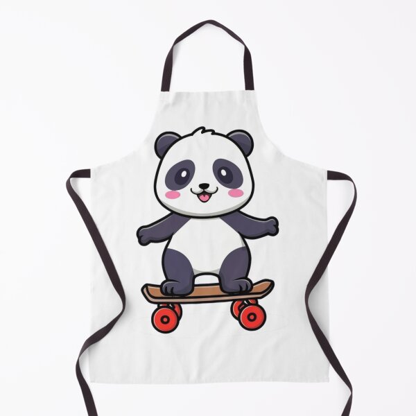 Item preview, Panda skater designed and sold by StickerStyleHub.