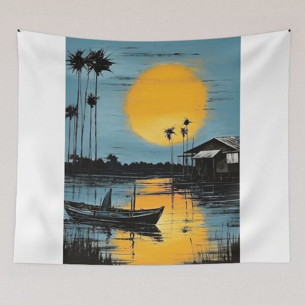 Item preview, Congo river travel vintage colorful anime graphics designed and sold by wonderfulpark.