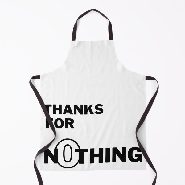 Item preview, Thanks for n0thing - White designed and sold by Frosstize.