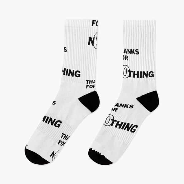 Item preview, Thanks for n0thing - White designed and sold by Frosstize.