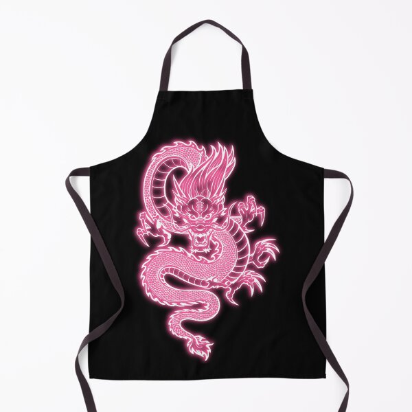 Item preview, Light Pink Neon Glow Traditional Chinese Dragon designed and sold by Heraldry design.