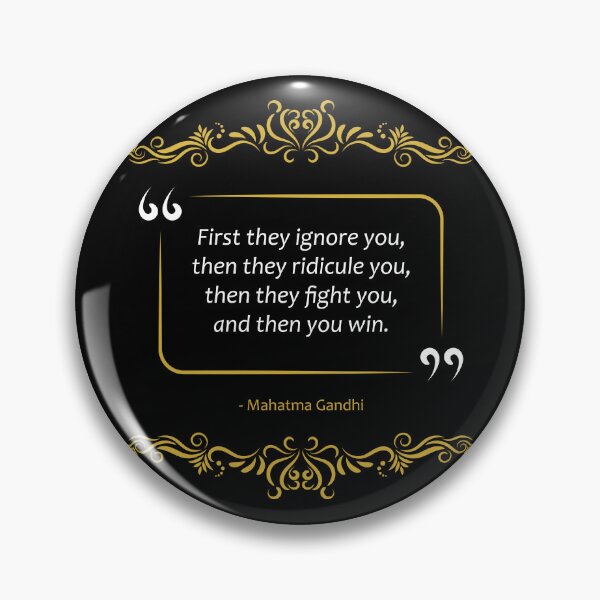 Item preview, Mahatma Gandhi Quote Never give up! designed and sold by paragonDesign28.