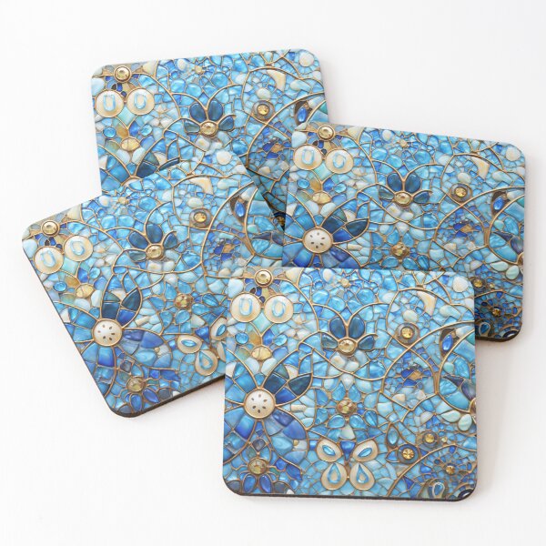 Item preview, Majestic Flowers Tile Pattern designed and sold by GrinGalore.