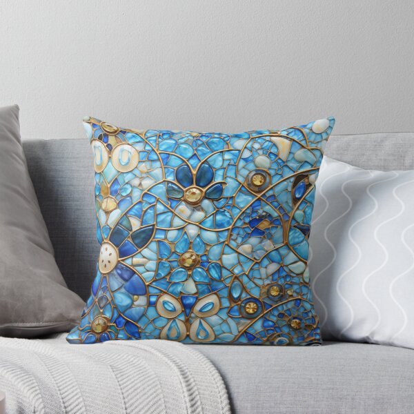 Item preview, Majestic Flowers Tile Pattern designed and sold by GrinGalore.