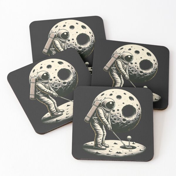 Item preview, Astronaut Playing Golf designed and sold by Chaput Store.