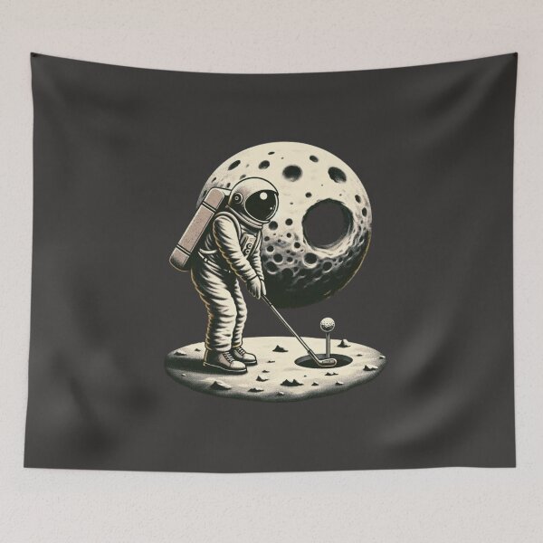 Item preview, Astronaut Playing Golf designed and sold by Chaput Store.
