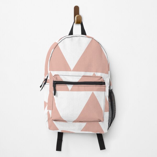 Item preview, White and Salmon pink Triangles designed and sold by Coral-Cases.