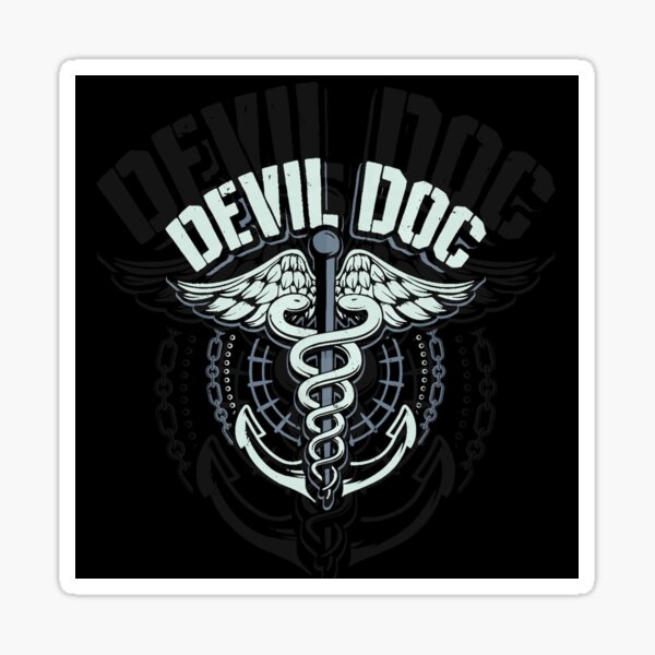 Item preview, US Navy/US Marine Corps Fleet Marine Force Corpsmen "Devil Doc"  designed and sold by MilitaryPlus.