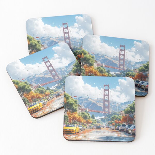 Item preview, Golden Gate Bridge in Autumn Splendor designed and sold by Emre Karaarslan.