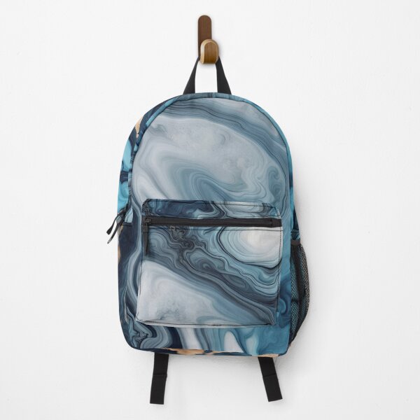 Item preview, Blue & Gold Marble // designed and sold by Art by Maria Milenova.