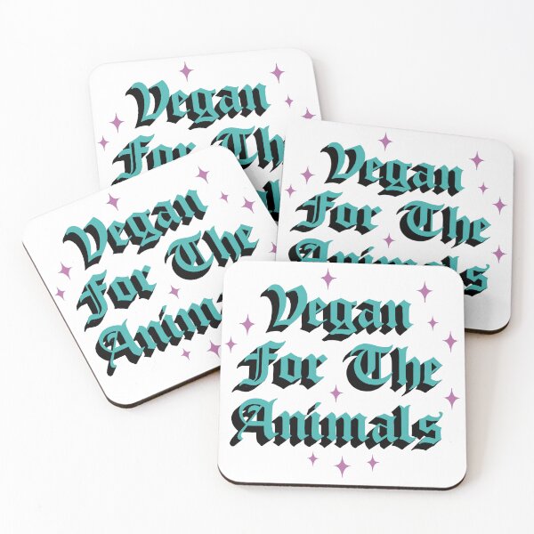 Item preview, Vegan For The Animals designed and sold by tozersigns.