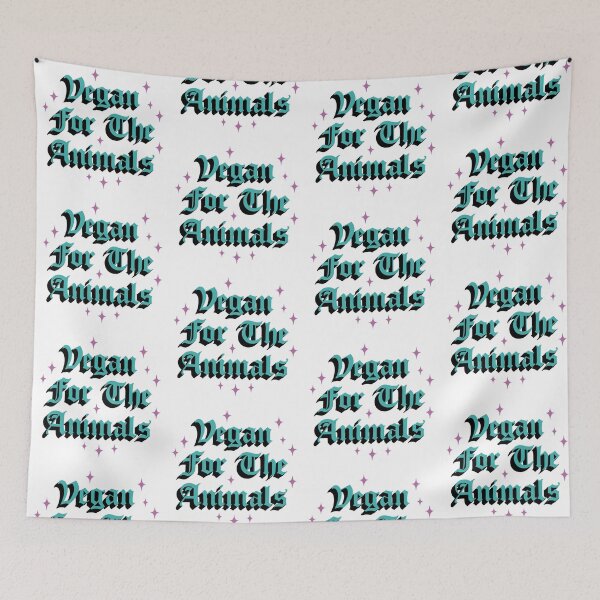 Artikelvorschau, Vegan für die Tiere entworfen und verkauft von tozersigns.